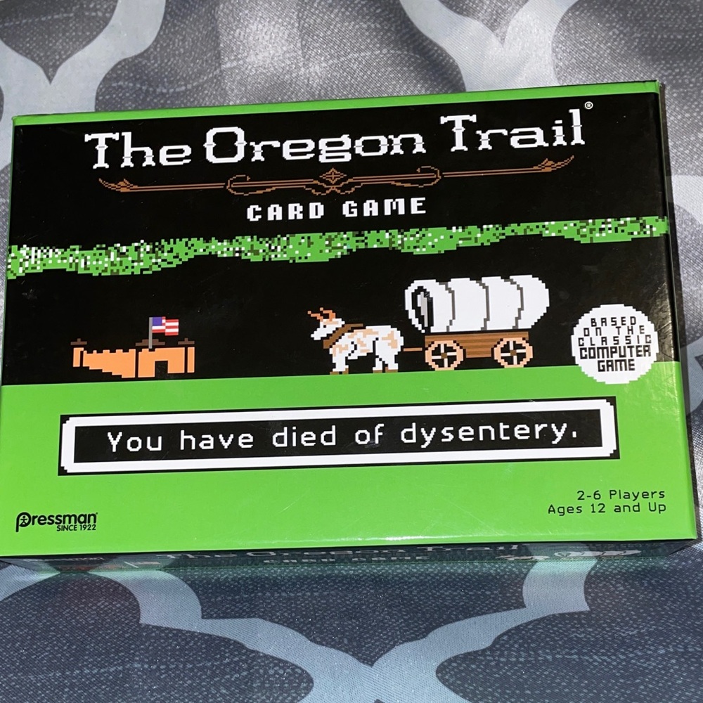 The Oregon Trail Card Game - Green and Black
